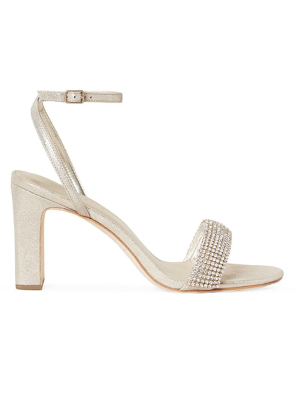 Loeffler Randall Shay Crystal Embellished Ankle Strap Sandal Product Image