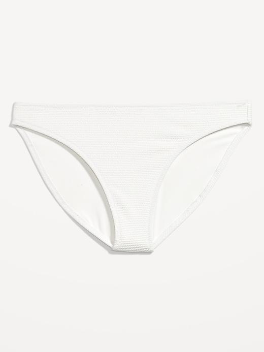 Low-Rise Classic Pucker Bikini Swim Bottoms Product Image