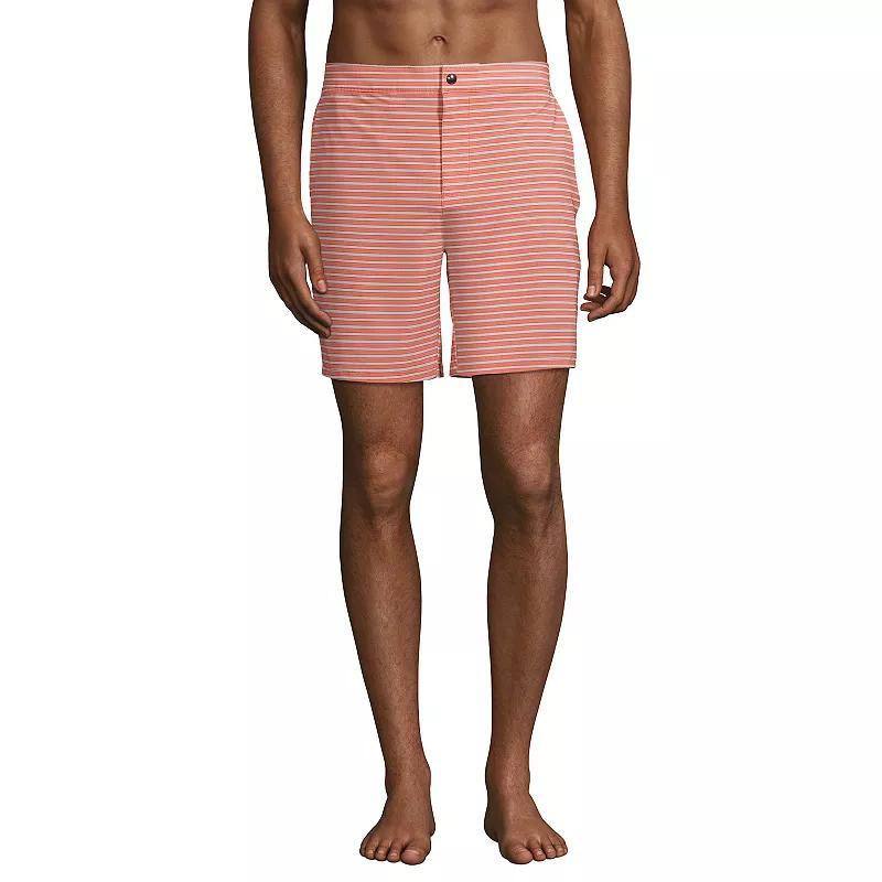 Mens Lands End 7-inch Sunset Swim Shorts Product Image