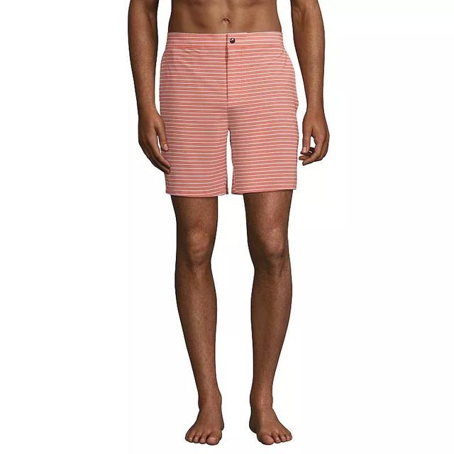 Mens Lands End 7-inch Sunset Swim Shorts Product Image