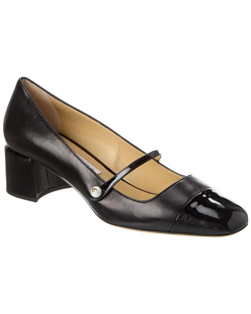 Elisa Mary Jane Ballerina Pumps In Black Product Image