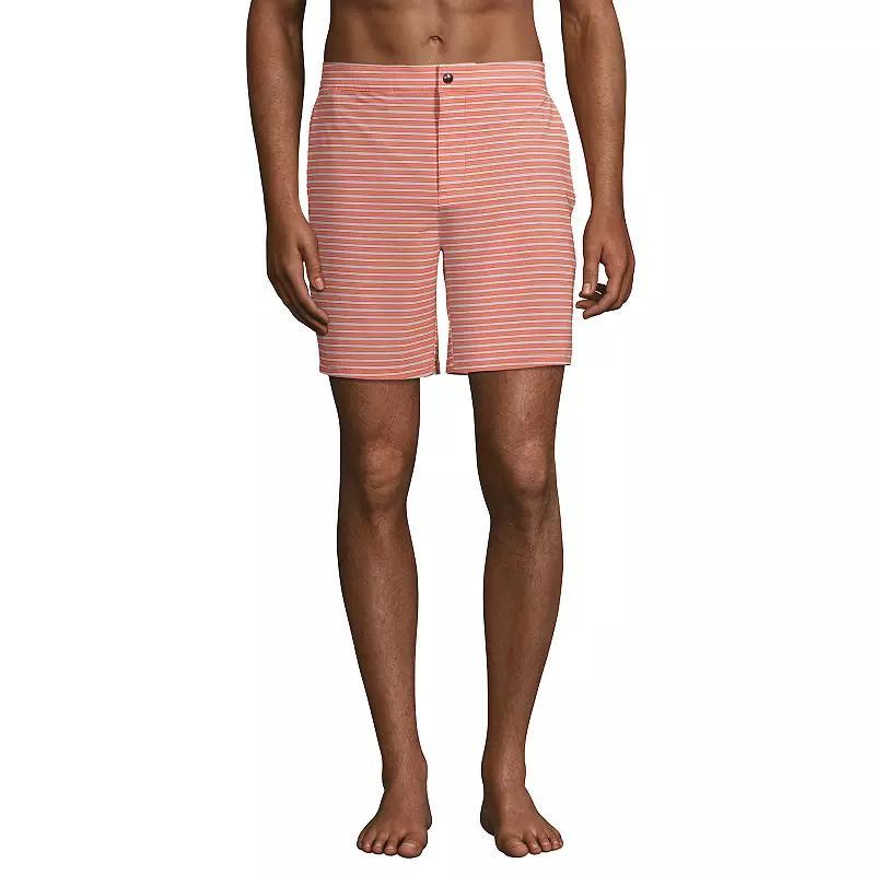 Mens Lands End 7-inch Sunset Swim Shorts Product Image