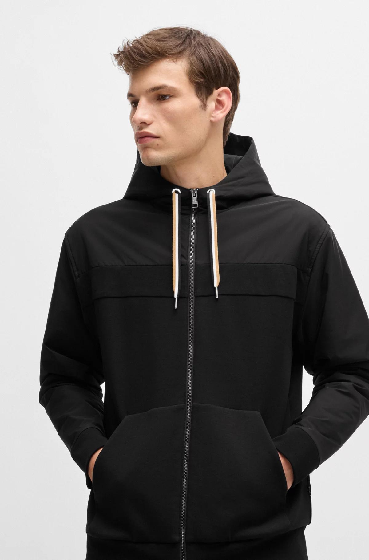 Boss Zip-Up Hoodie with Tonal Insert Product Image