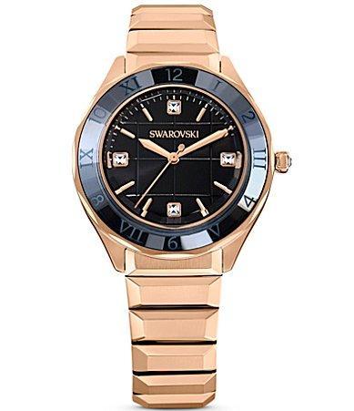 Swarovski Womens Dextera Analog Rose Gold Bracelet Watch Product Image