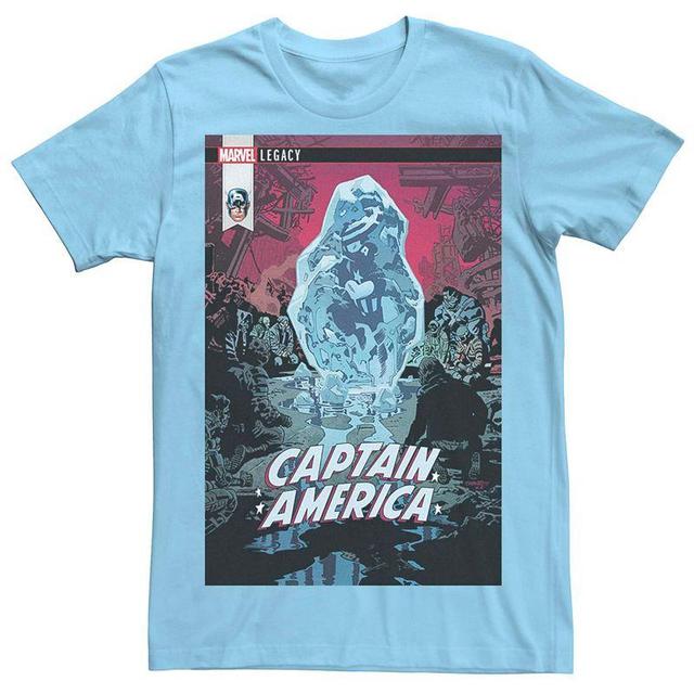 Mens Marvel Frozen Captain America Tee Product Image