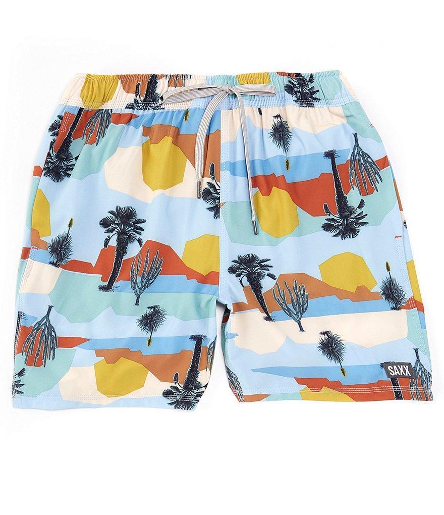 SAXX Oh Buoy Two-In-One Baja Bound 7#double; Inseam Volley Shorts Product Image