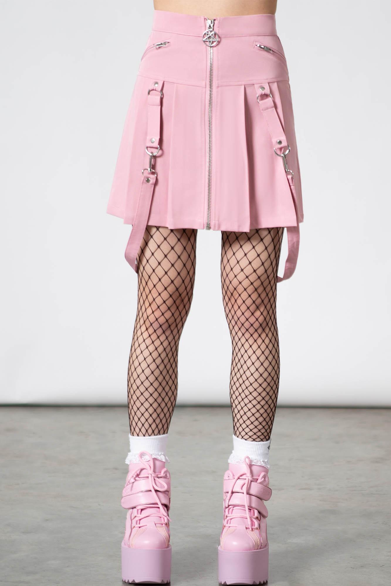 Blaire B*tch Mini Skirt [PASTEL PINK] Female Product Image