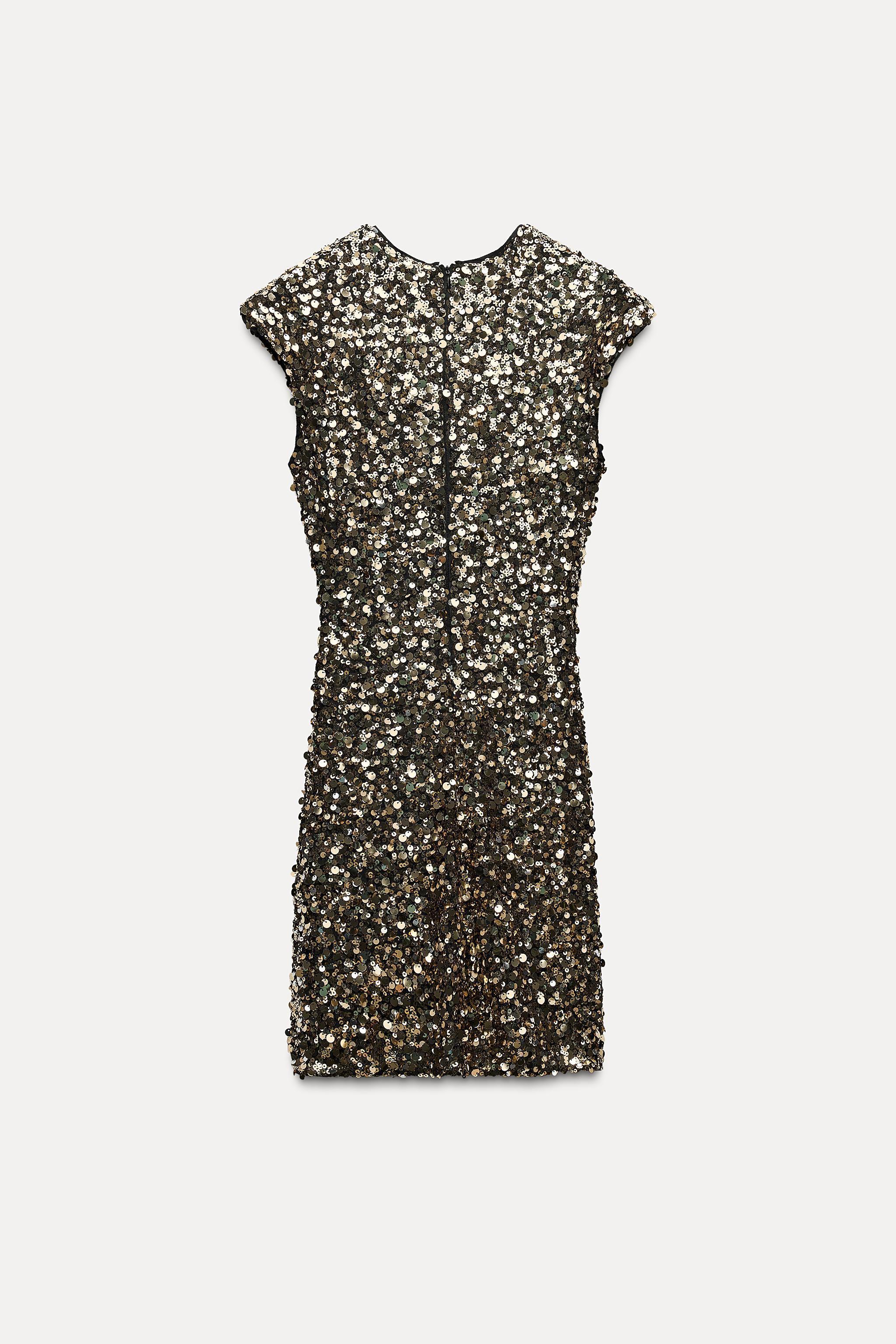 SEQUIN MINI DRESS ZW COLLECTION Product Image