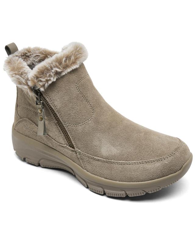 Skechers Womens Relaxed Fit: Easy Going - Cool Zip! Faux Fur Casual Boots from Finish Line Product Image