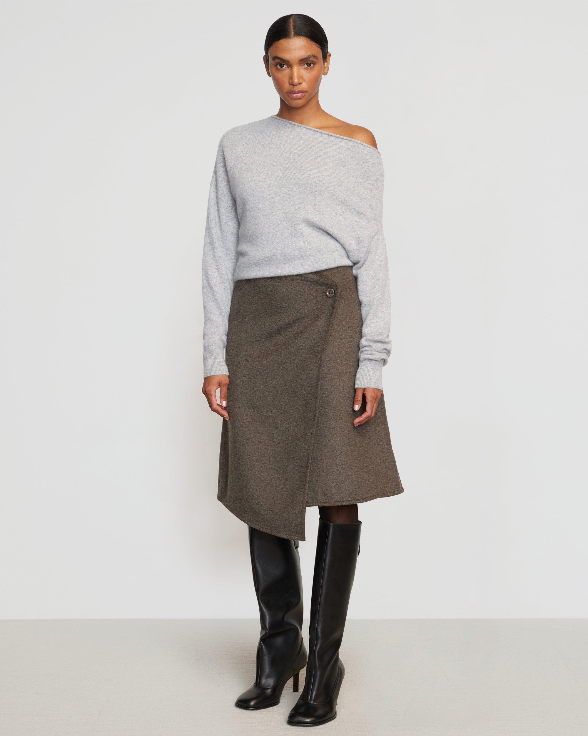 Sadie Asymmetric Wrap Skirt Product Image