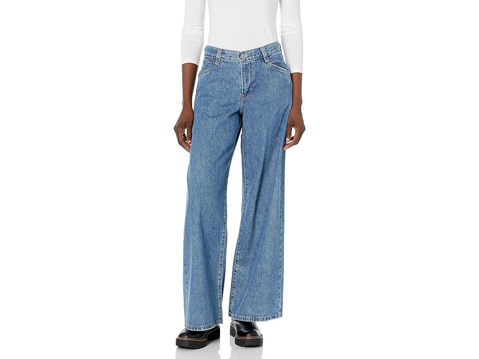 Womens Levis 94 Baggy Wide-Leg Jeans Light Blue Product Image