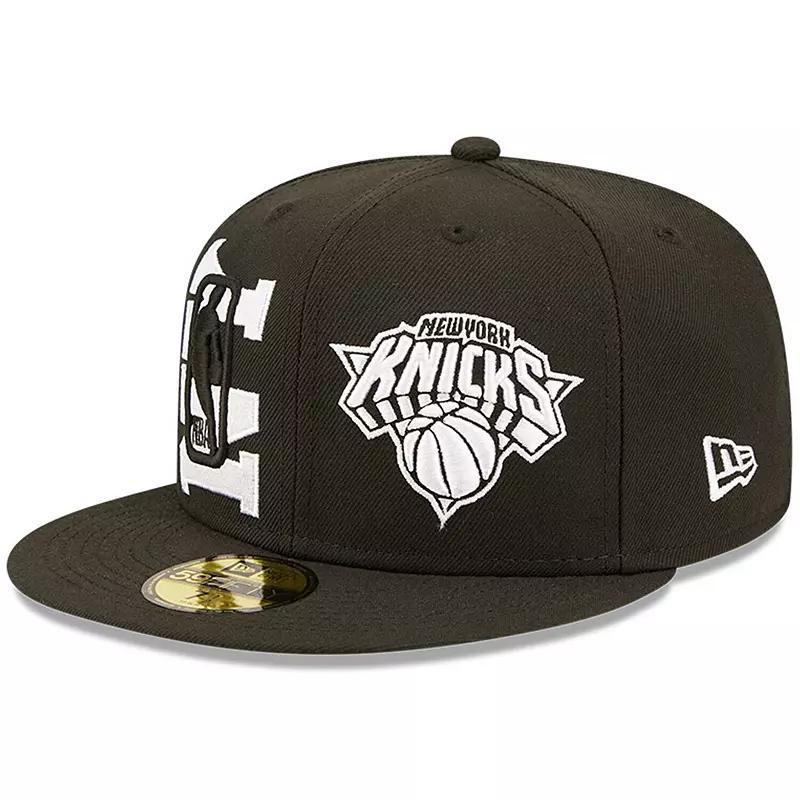 Mens New Era /White New York Knicks 2022 NBA Draft 59FIFTY Fitted Hat Product Image