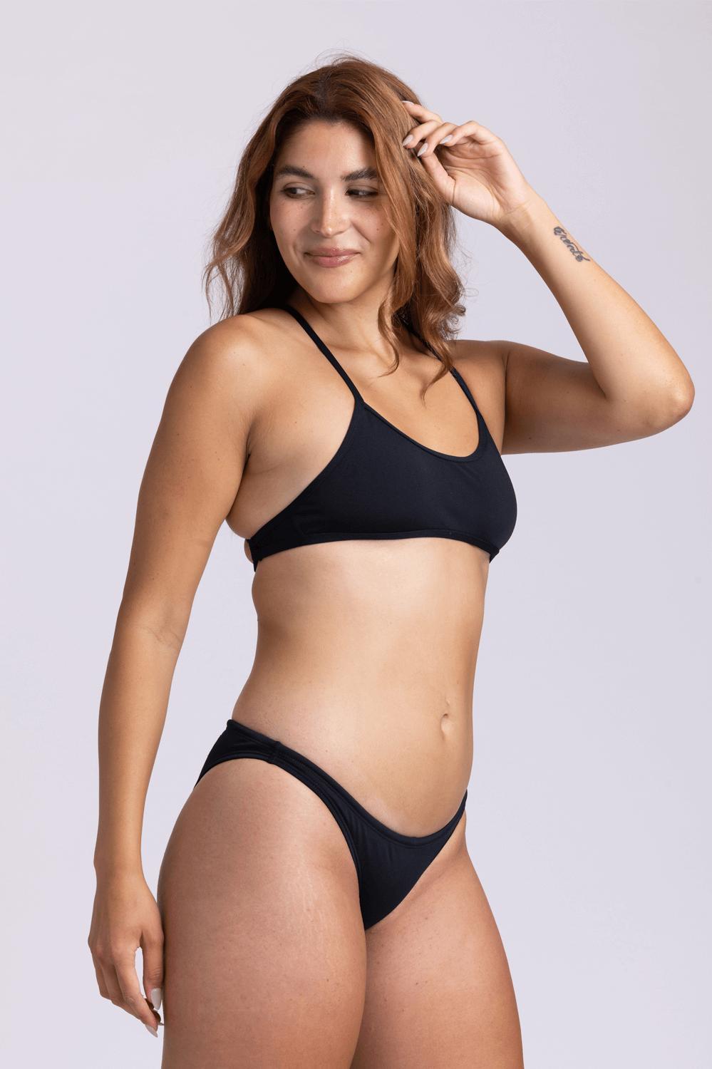 Europe Bikini Bottom - Black Female Product Image