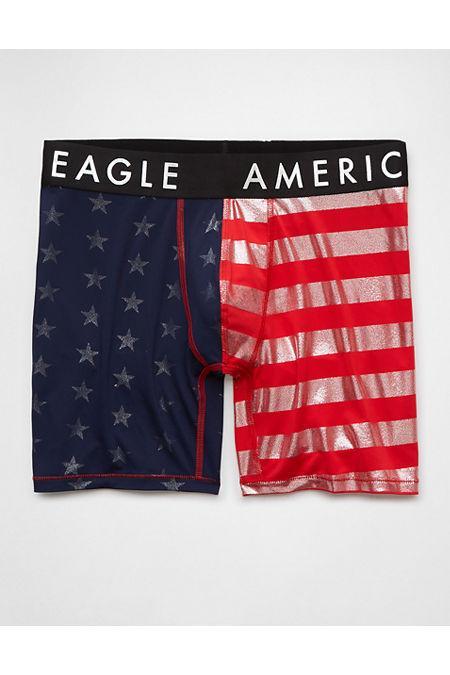 AEO USA Stars Stripes 6 Flex Boxer Brief Men's Product Image