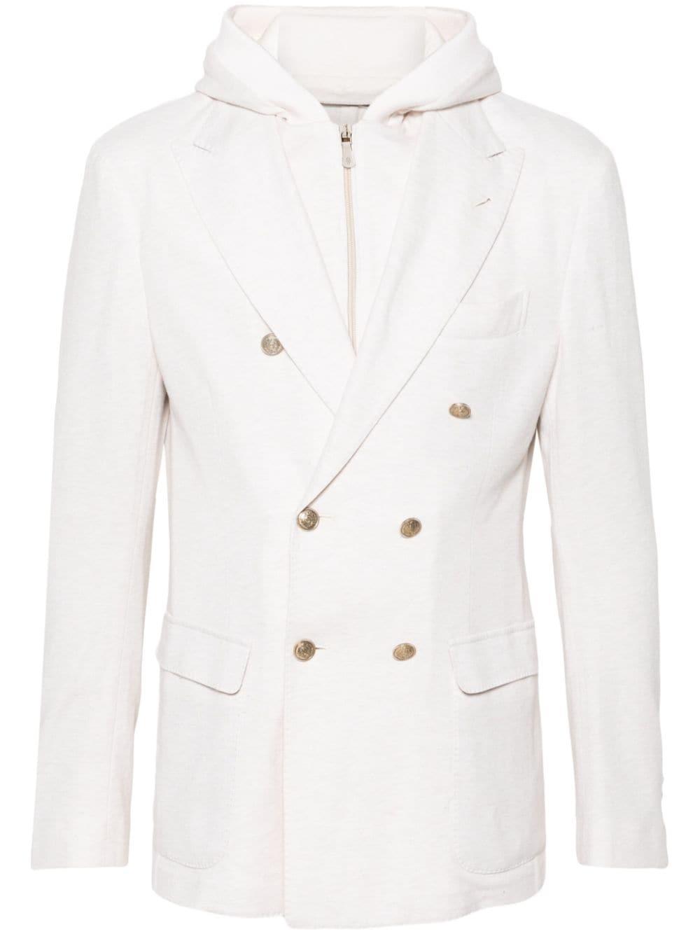 Layered Blazer In Neutrals Product Image