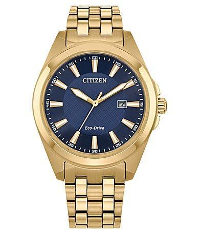 Citizen Eco-Drive Mens Peyten Stainless Steel Bracelet Watch 41mm Product Image