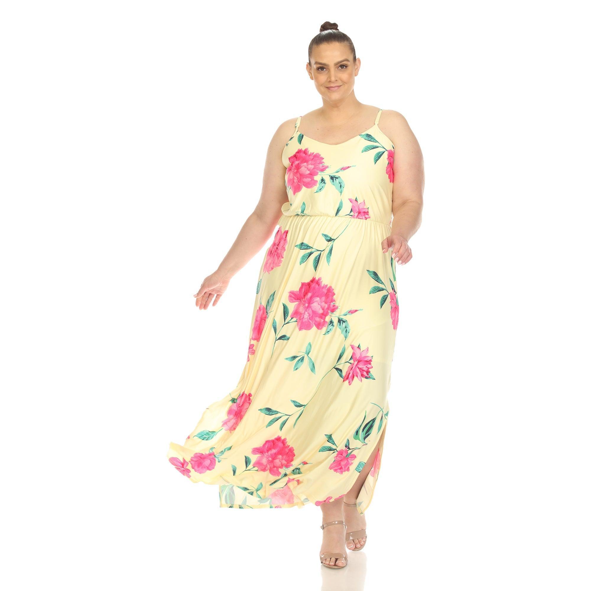 Floral Strap Maxi Dress - Plus Product Image