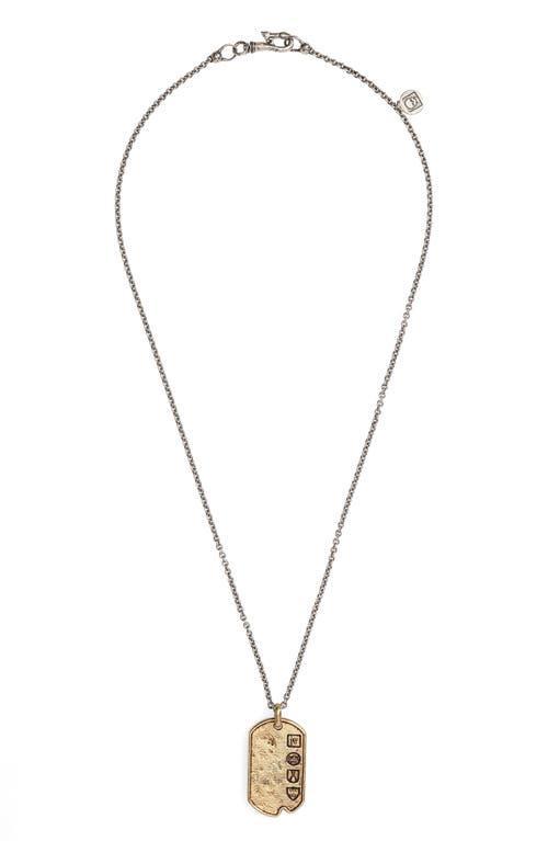 John Varvatos Dog Tag Pendant Necklace Product Image