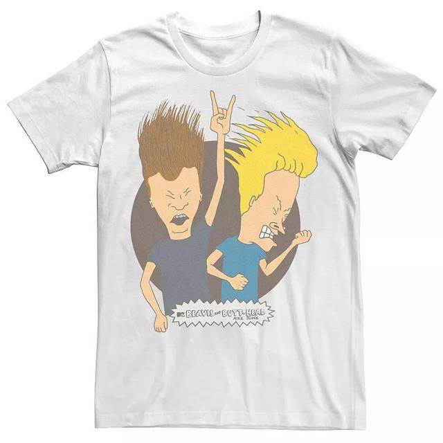 Mens Beavis & Butthead So Broken Group Shot Poster Tee Product Image