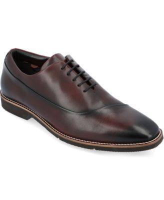 Thomas & Vine Odin Plain Toe Mens Leather Oxfords Red Product Image