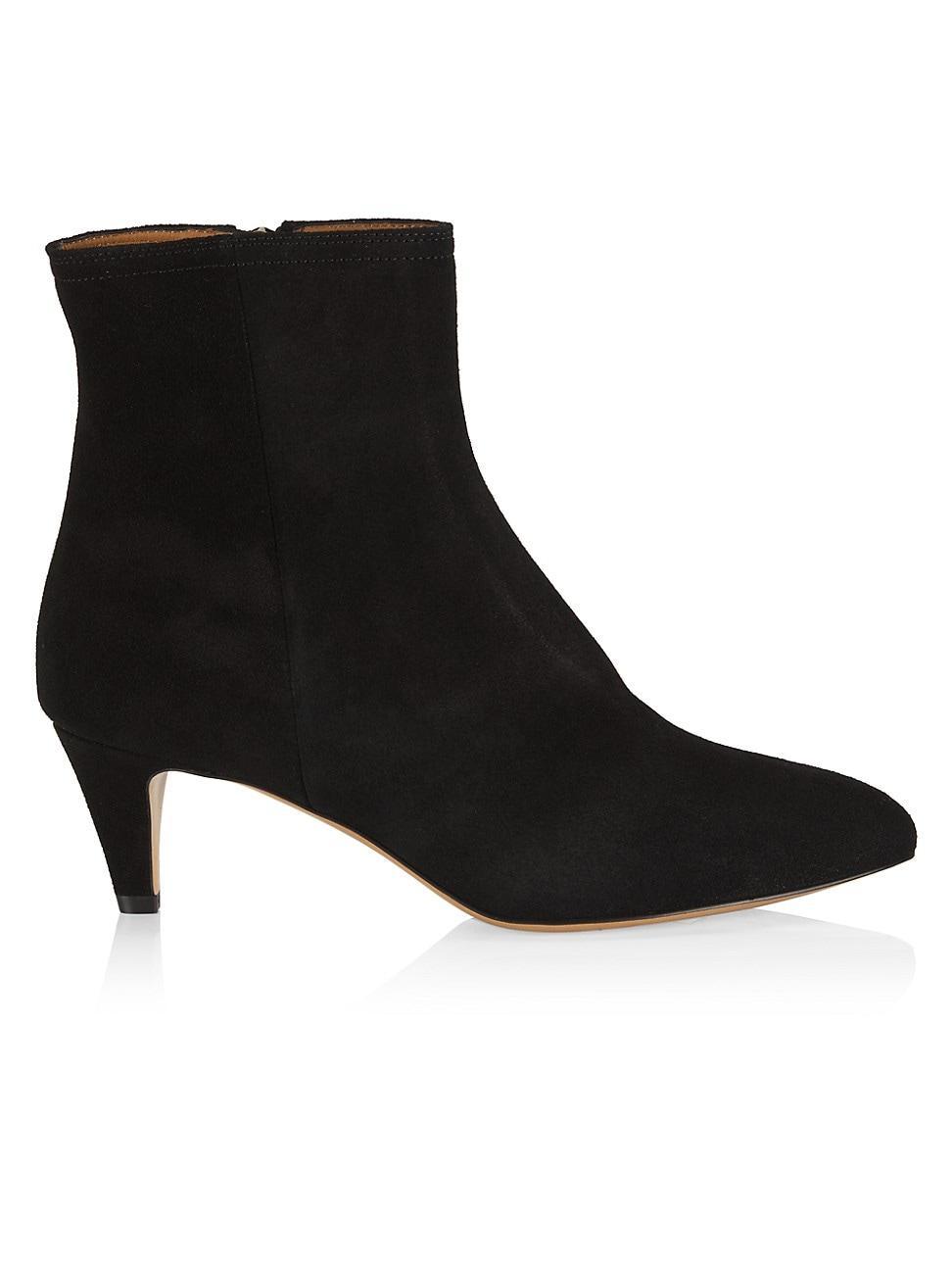 Womens Deone 50MM Suede Ankle Boots Product Image