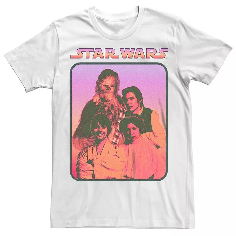 Mens Star Wars Family Frame Retro Photo Graphic Tee Product Image