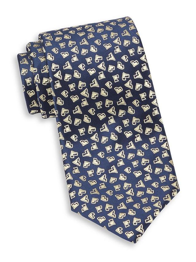 Mens Neat V Silk Tie Product Image