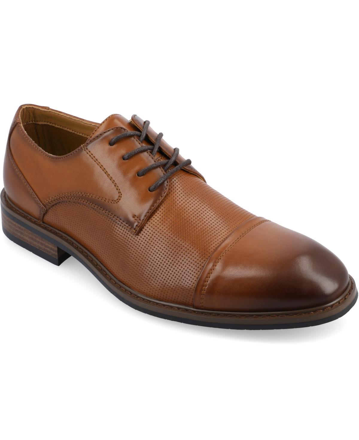 Vance Co. Mens Chandler Tru Comfort Foam Cap Toe Lace-Up Dress Shoes Product Image