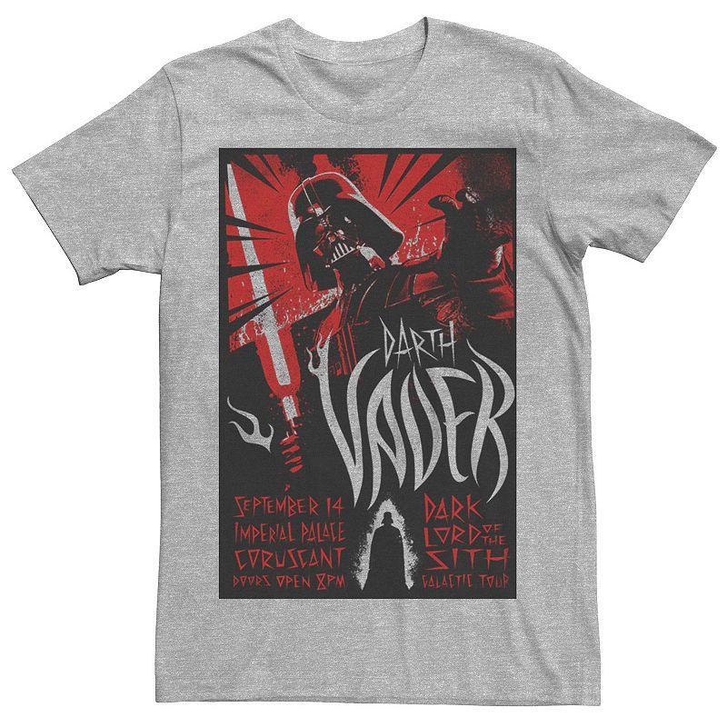 Mens Star Wars Darth Vader Dark Lord Galactic Tour Poster Tee Product Image