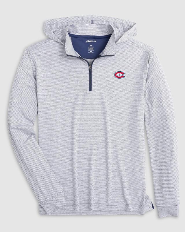 Montreal Canadiens Hybrid Performance 1/4 Zip Hoodie Product Image