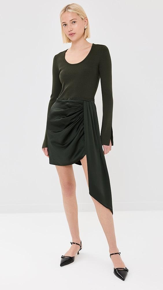 SIMKHAI Springer Long Sleeve Wrapped Dress | Shopbop Product Image