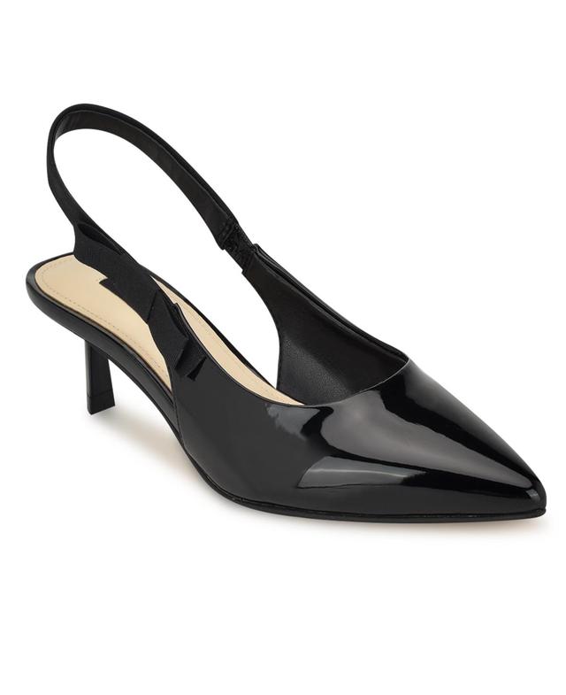 Nine West Womens Viki Pointy Toe Slingback Dress Pumps Product Image