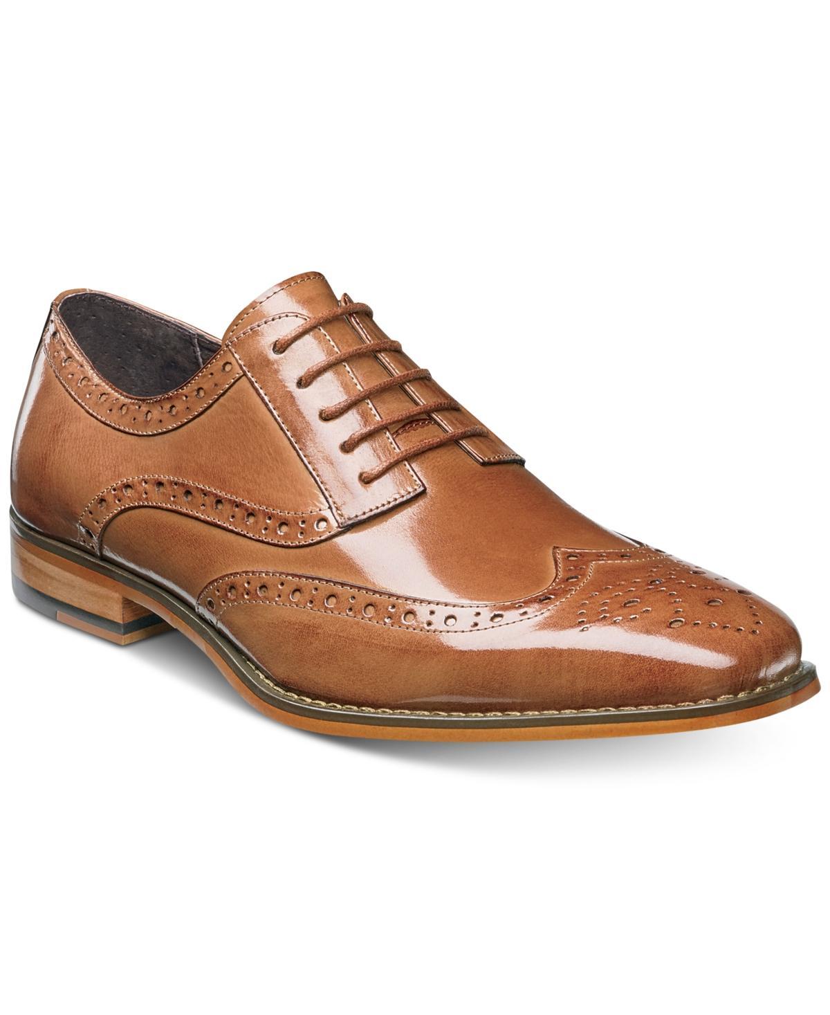 Stacy Adams Mens Tinsley Wingtip Oxfords - Tan Product Image