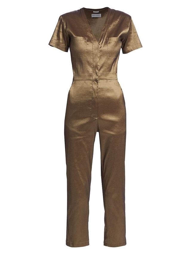 Womens Explorer Cropped Taffeta Jumpsuit Product Image