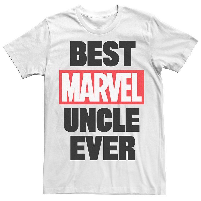 Mens Marvel Best Marvel Uncle Ever Graphic Tee Product Image