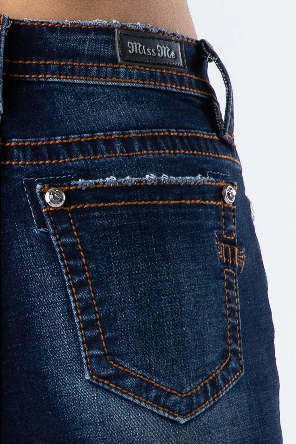 Classic Dark Wash Skinny Jeans Product Image