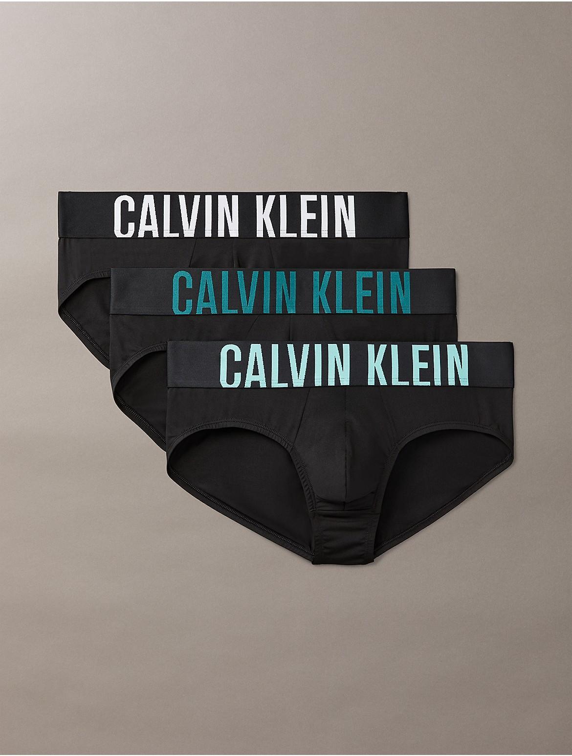 Calvin Klein Mens Intense Power Micro 3-Pack Hip Brief - Multi - M Product Image