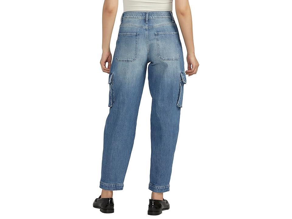 Silver Jeans Co. High Waist Ankle Cargo Jeans Product Image