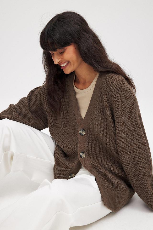 Oversized Knitted Cardigan Product Image