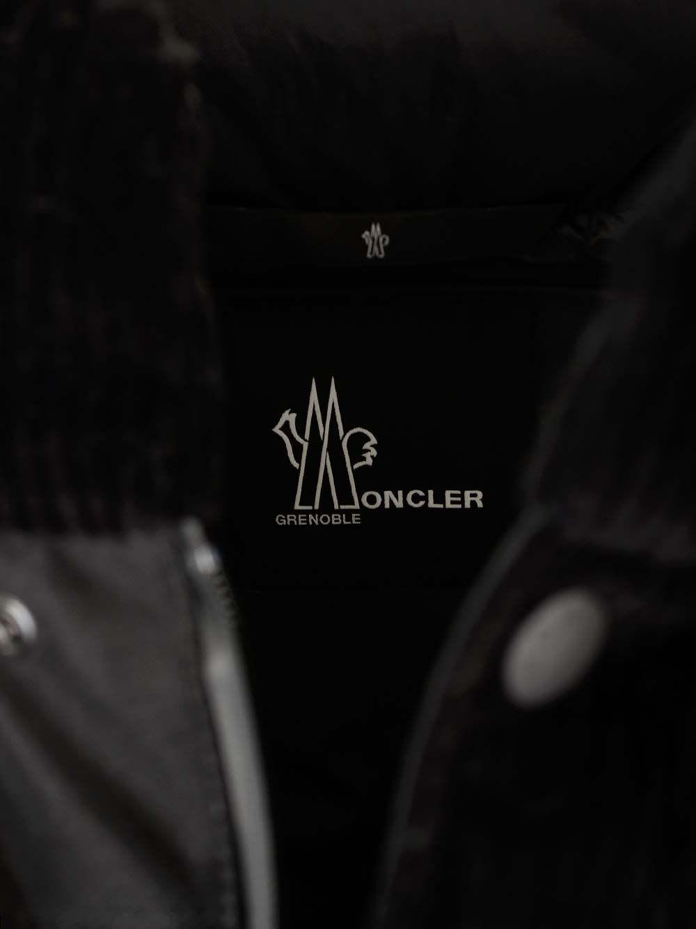 MONCLER Grenoble Hooded Down Jacket In Black Product Image