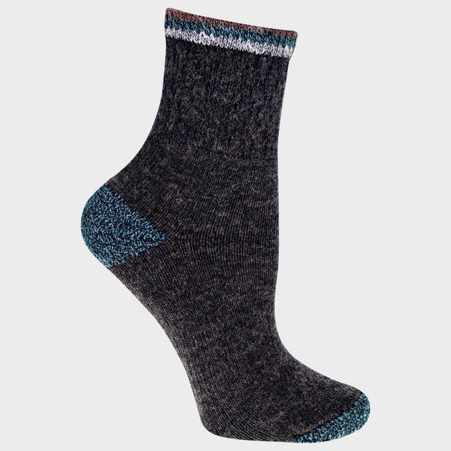 Alaska Knits Womens Kernel Textured Wool Blend Midweight Boot Socks 4-10 Product Image