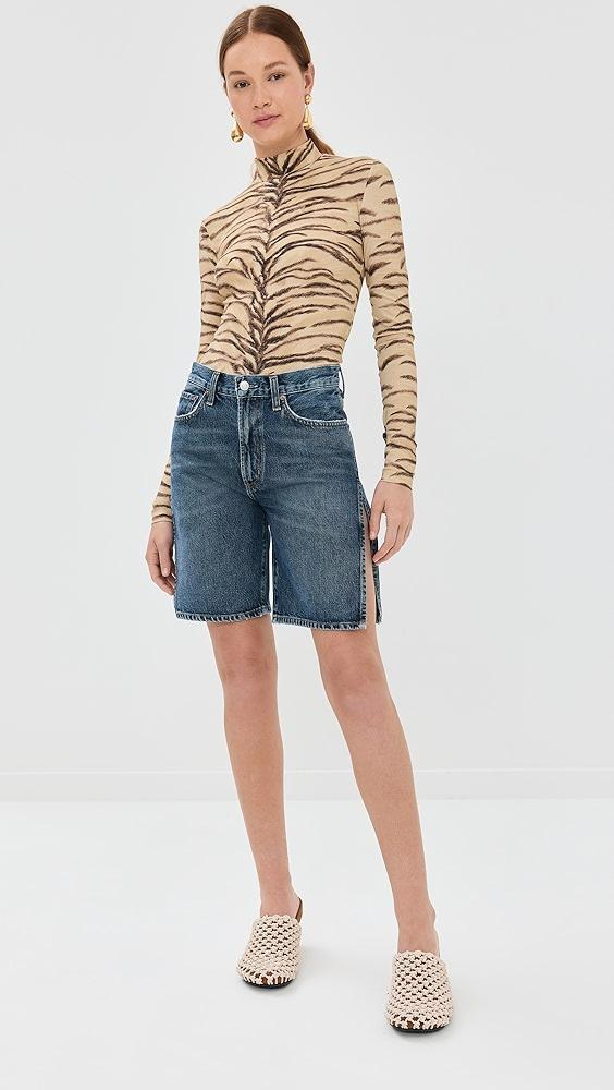 Stella McCartney Tiger Fluid Jersey Turtleneck | Shopbop Product Image