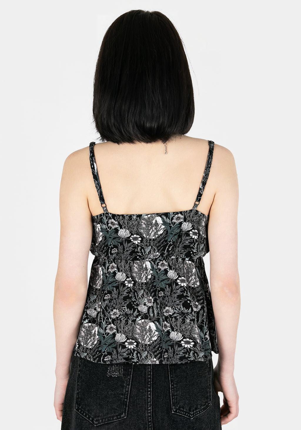 Nightbloom Lace Trim Cami Top Product Image