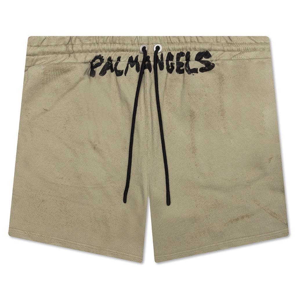 Seasonal Logo Sweat Shorts - Military/Black Male Product Image