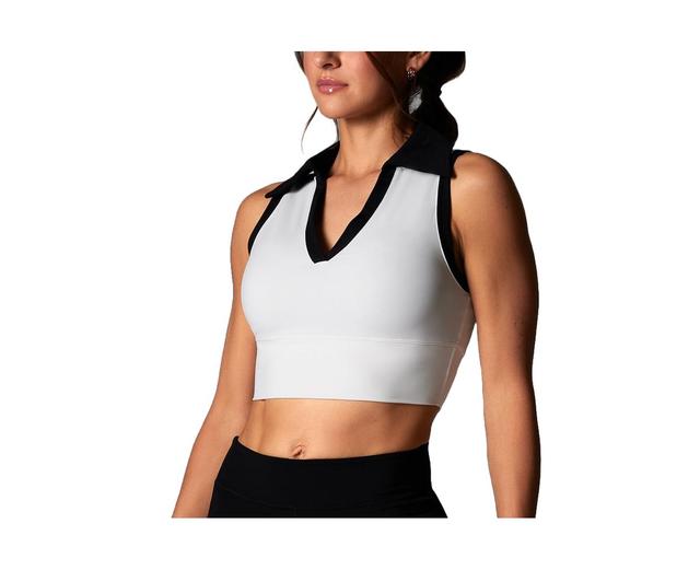 Tavi Womens Contrast Polo Tank Product Image