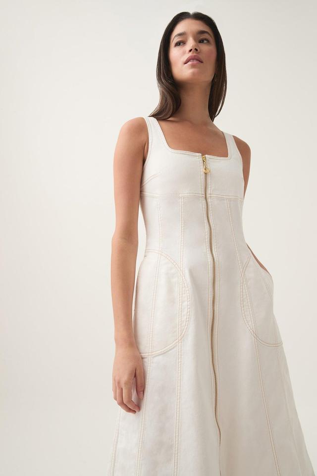 Emilie Denim Midi Dress Product Image