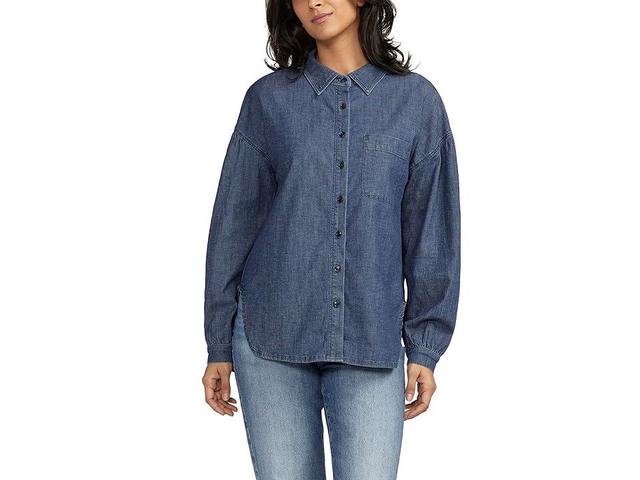 Jag Jeans Relaxed Denim Button-Up Shirt Product Image