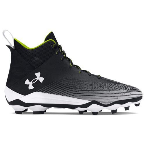 Under Armour Mens Under Armour Hammer 2.0 MC - Mens Football Shoes Black/White/White Product Image