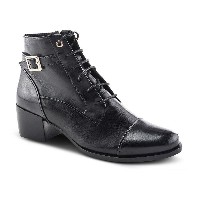 Spring Step Buckleup Womens Ankle Leather Boots Product Image