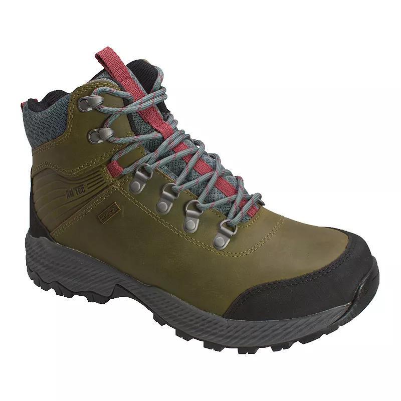 AdTec Crazy Horse Mens Leather Hiker Boots Green Product Image